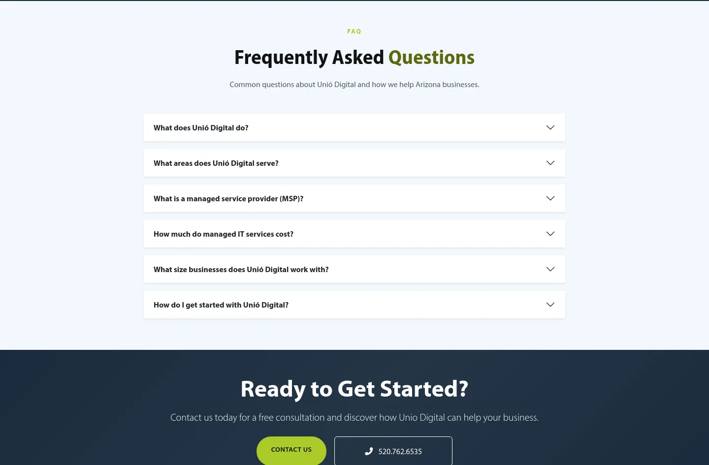 unio.digital — FAQ