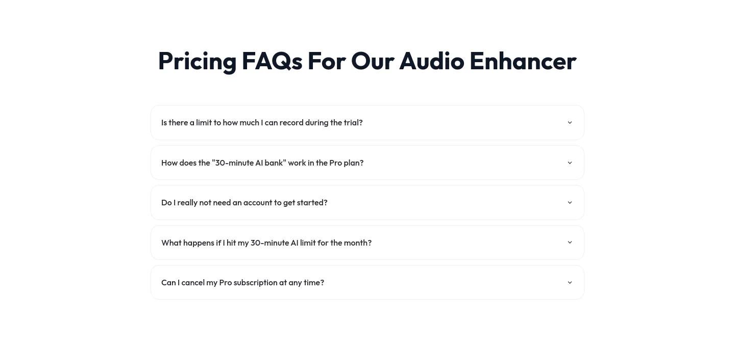 usecadence.co FAQ section