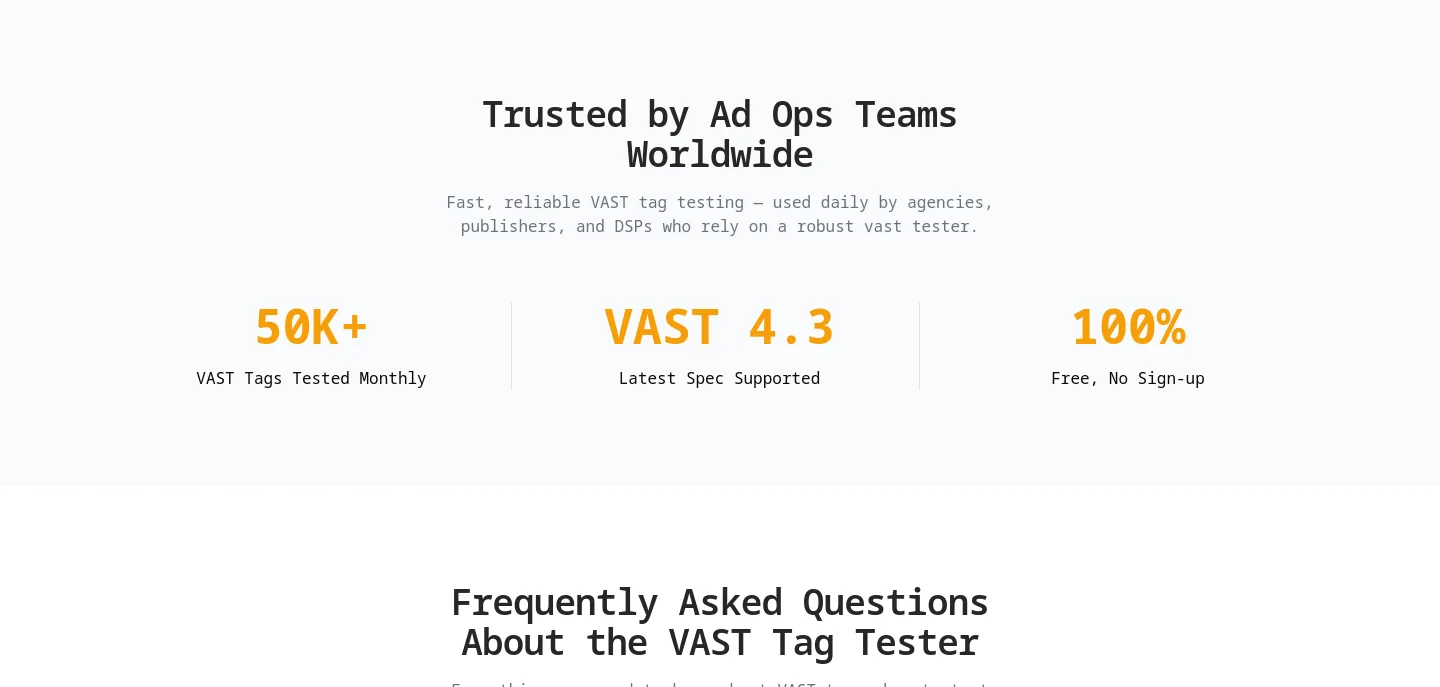vast-tag-tester.online — Logo Wall