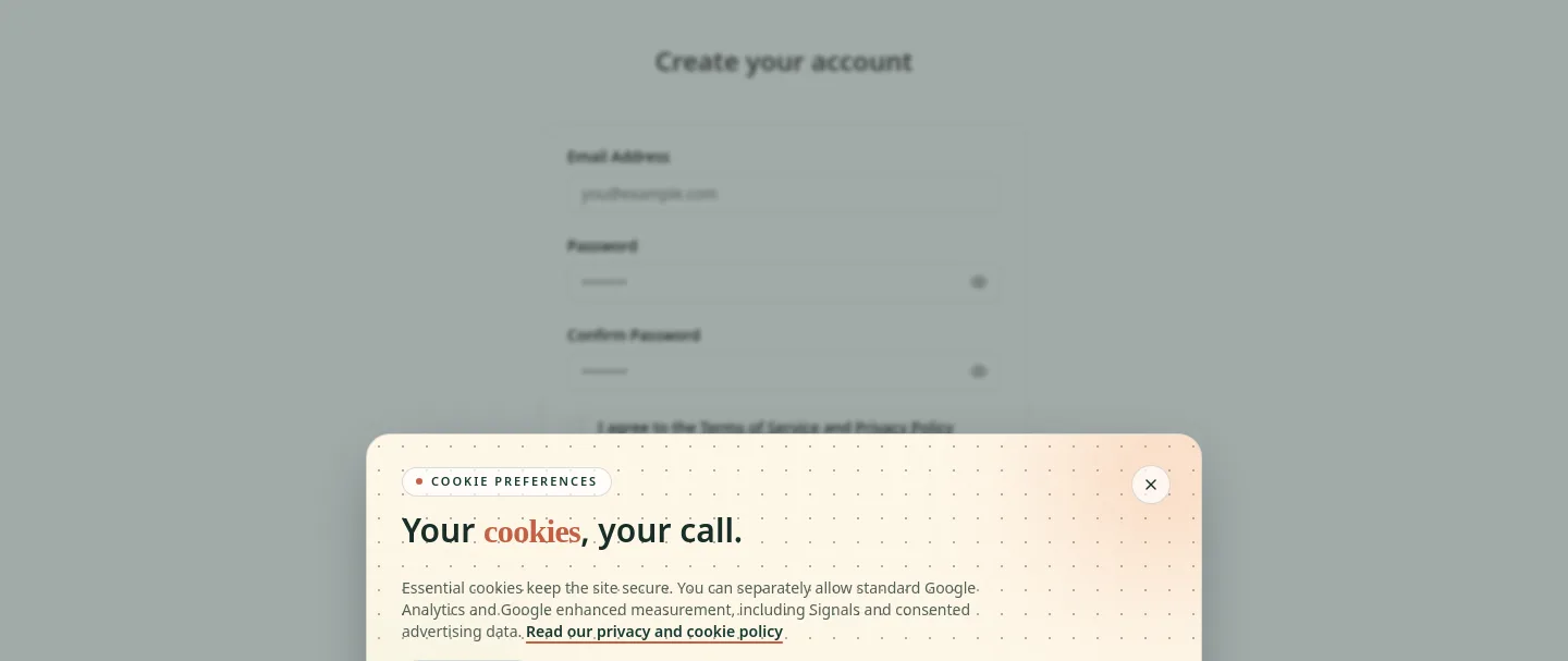 vat-engine.app Email Capture section
