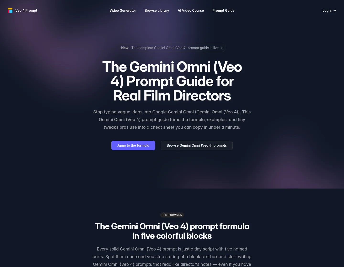 veo4prompt.com — Hero