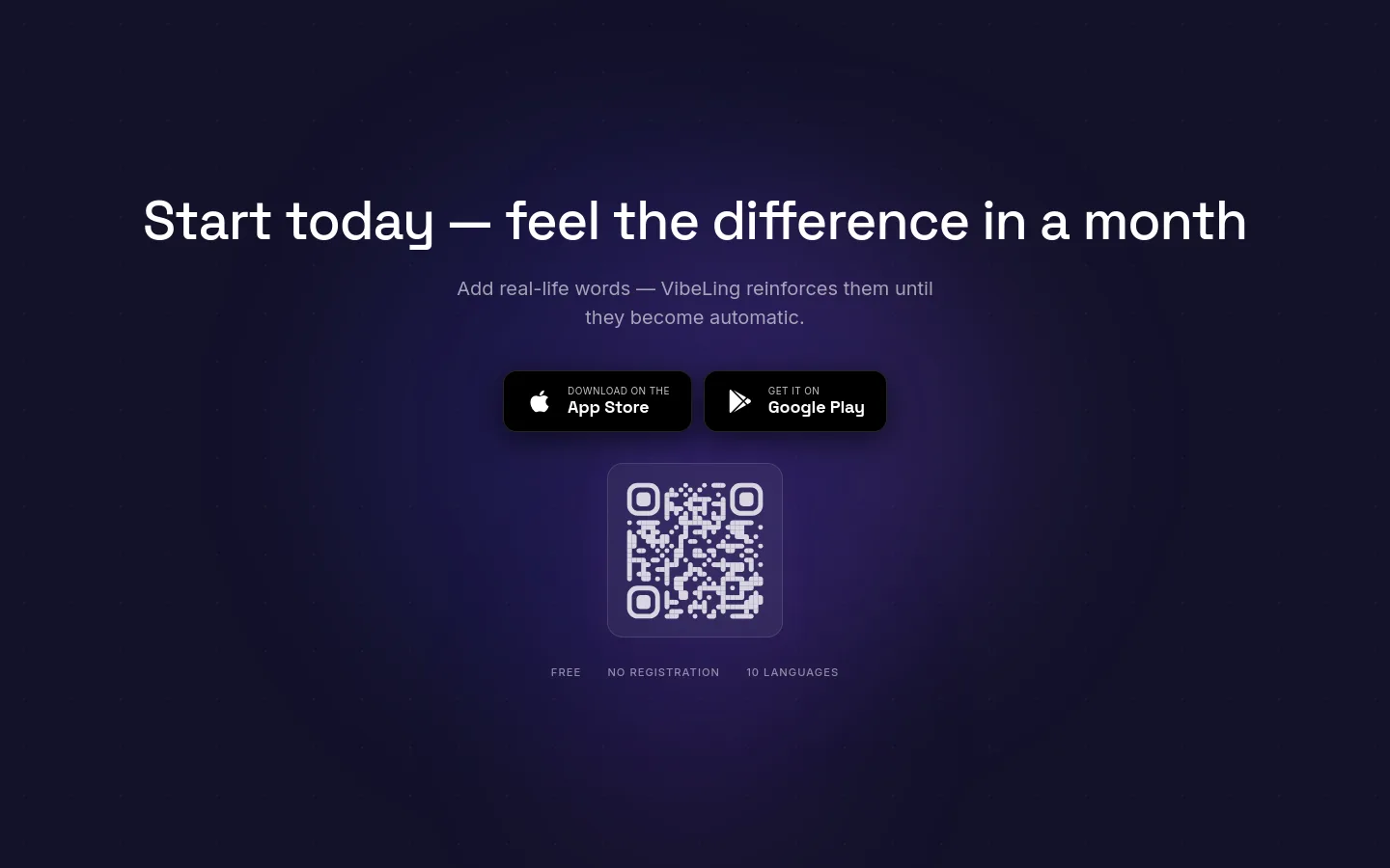vibeling.app — Features