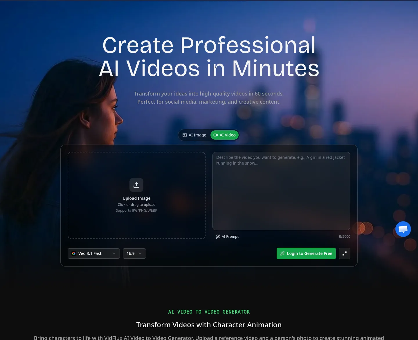 vidflux.ai — Hero