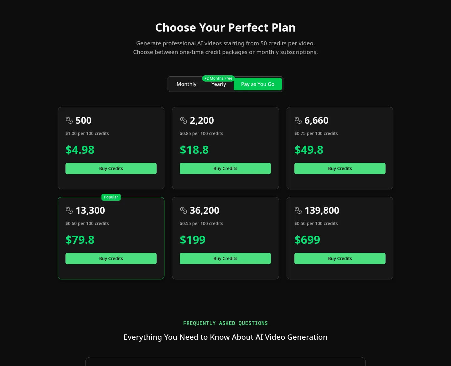 vidflux.ai — Pricing