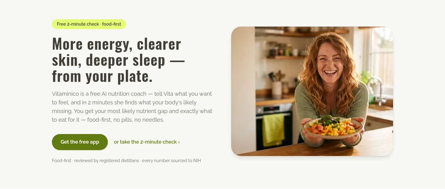 vitaminico.org — Hero