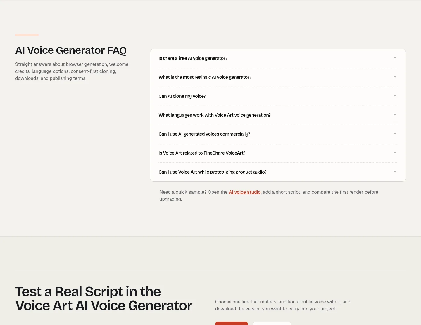 voiceart.app — FAQ