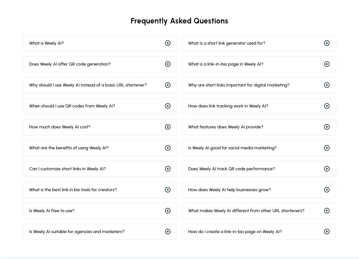 weely.ai — FAQ