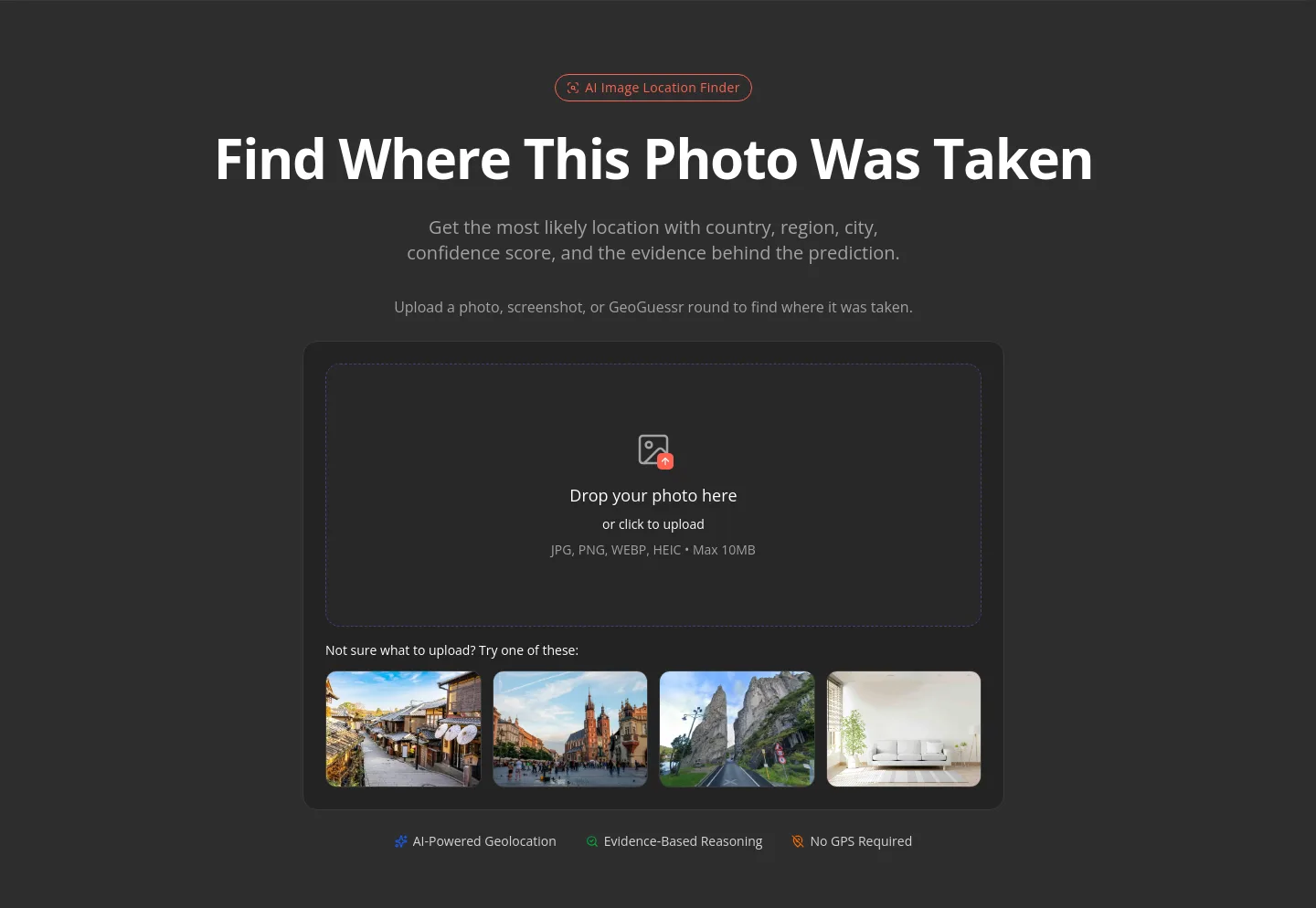 wherewastaken.com — Hero