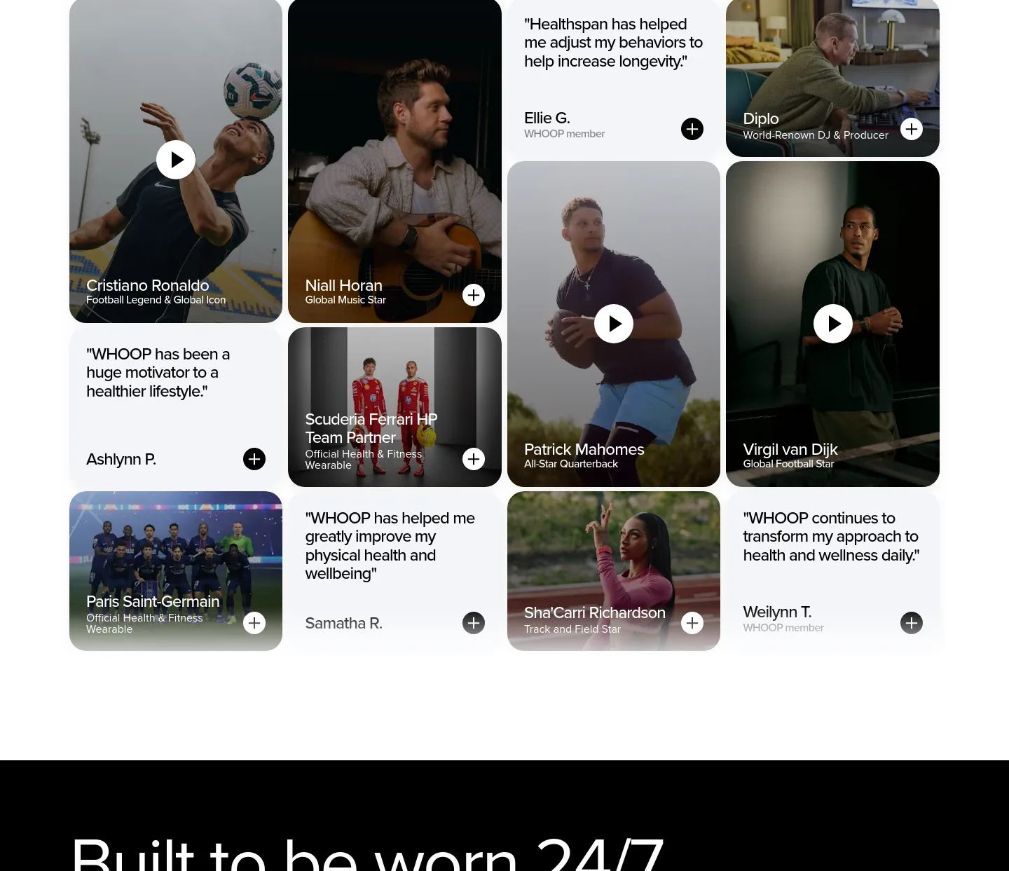 whoop.com — Features