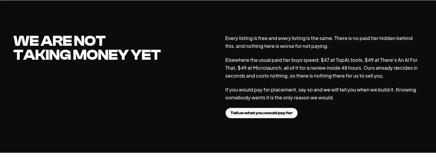 worthtotry.com — Pricing