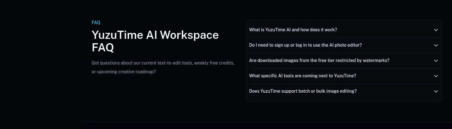 yuzutime.io — FAQ