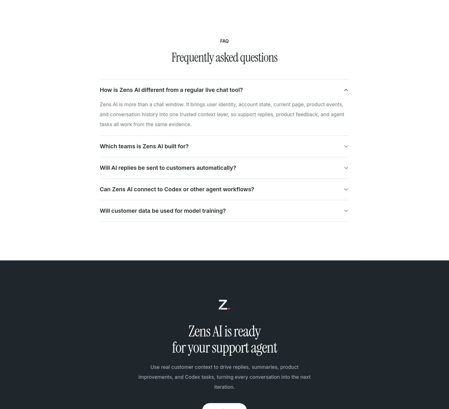 zens.ai — FAQ