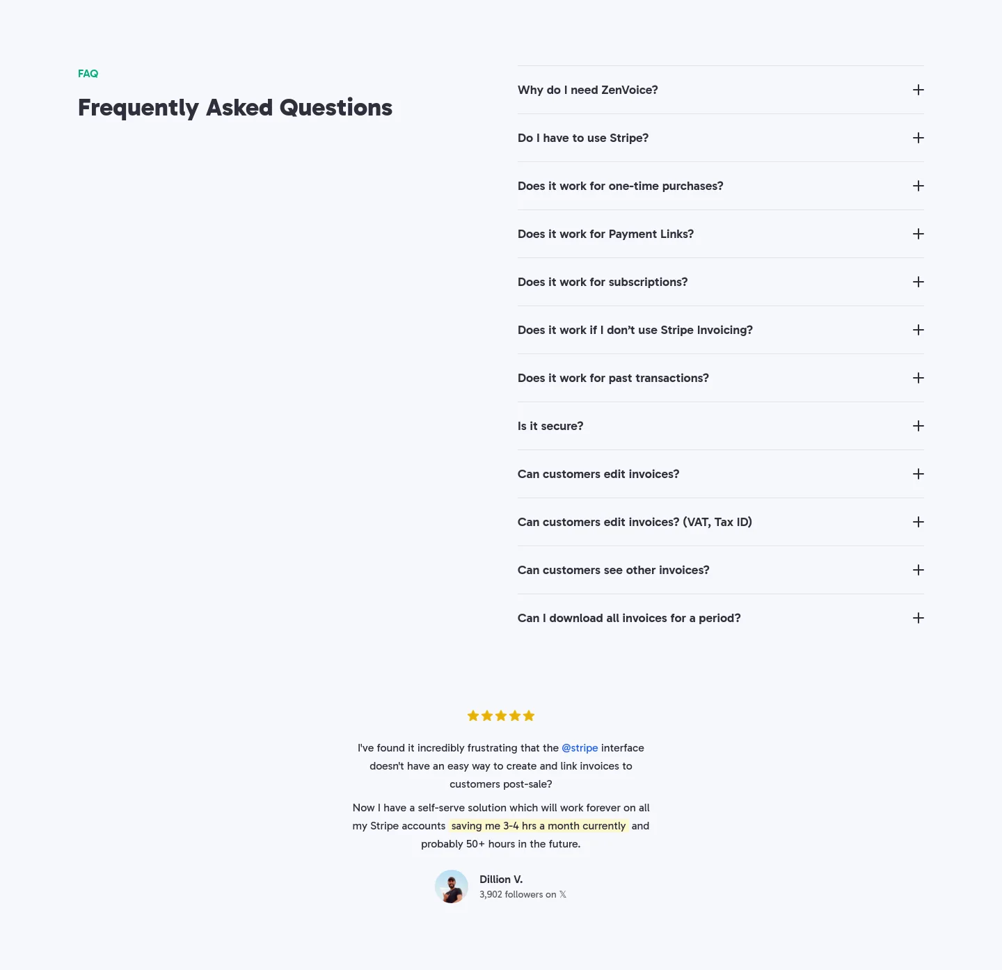 zenvoice.io — FAQ