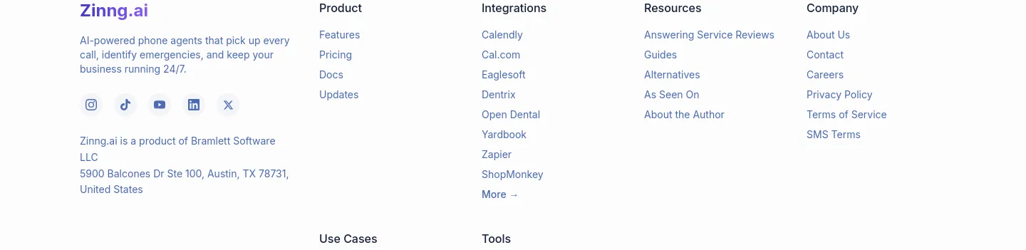 zinng.ai — Logo Wall