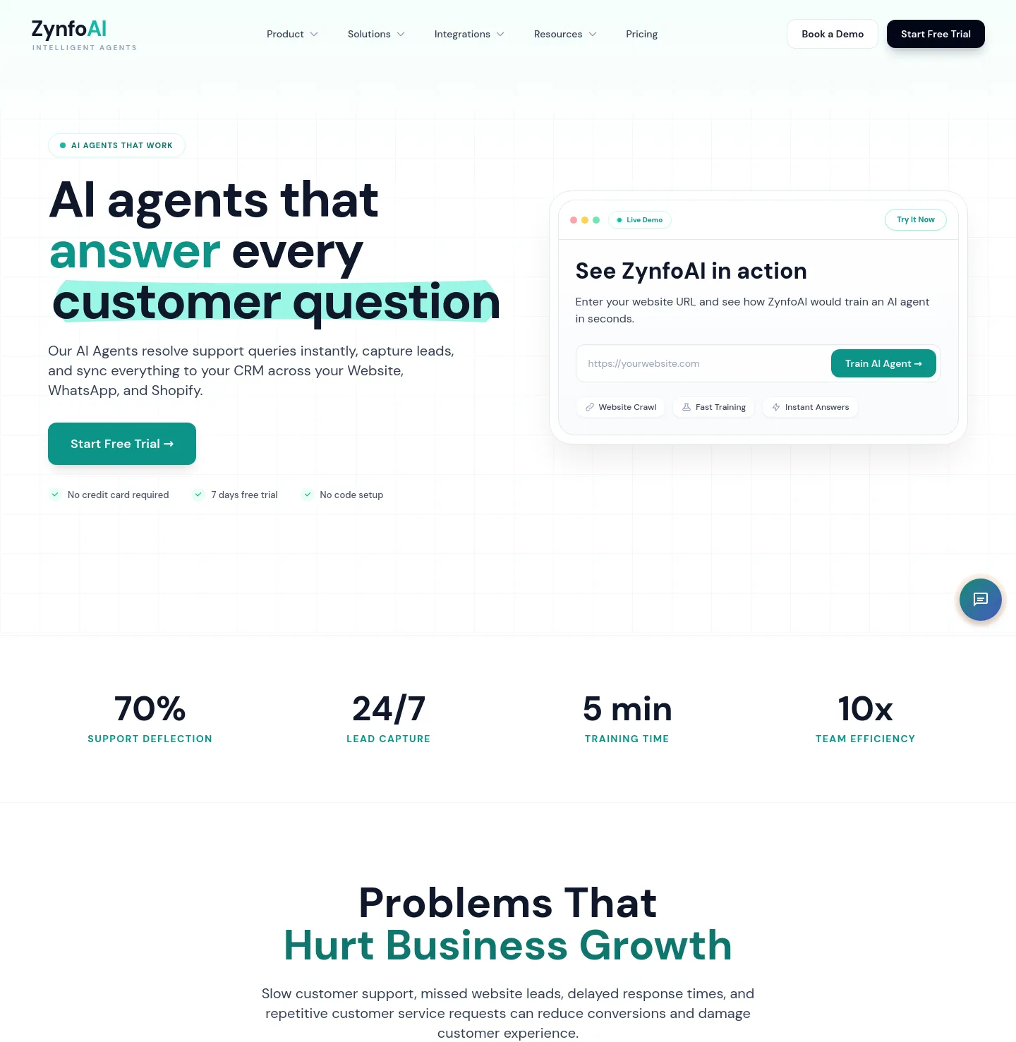zynfo.ai — Hero