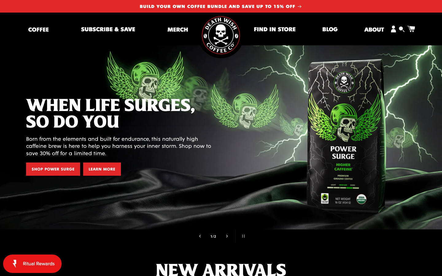 Homepage / Lander