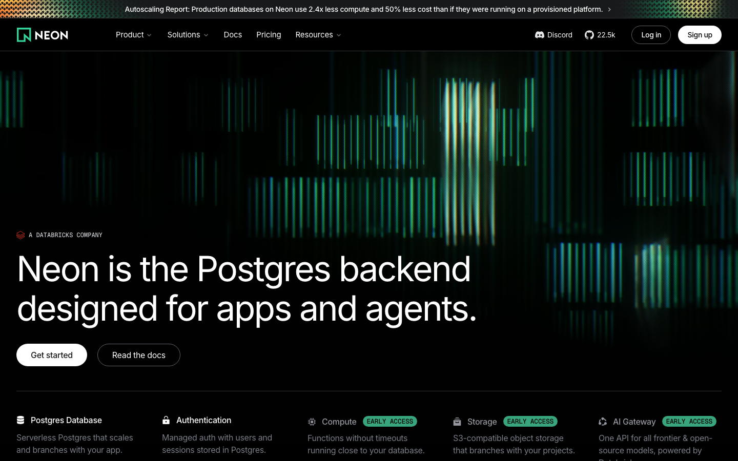 Homepage / Lander