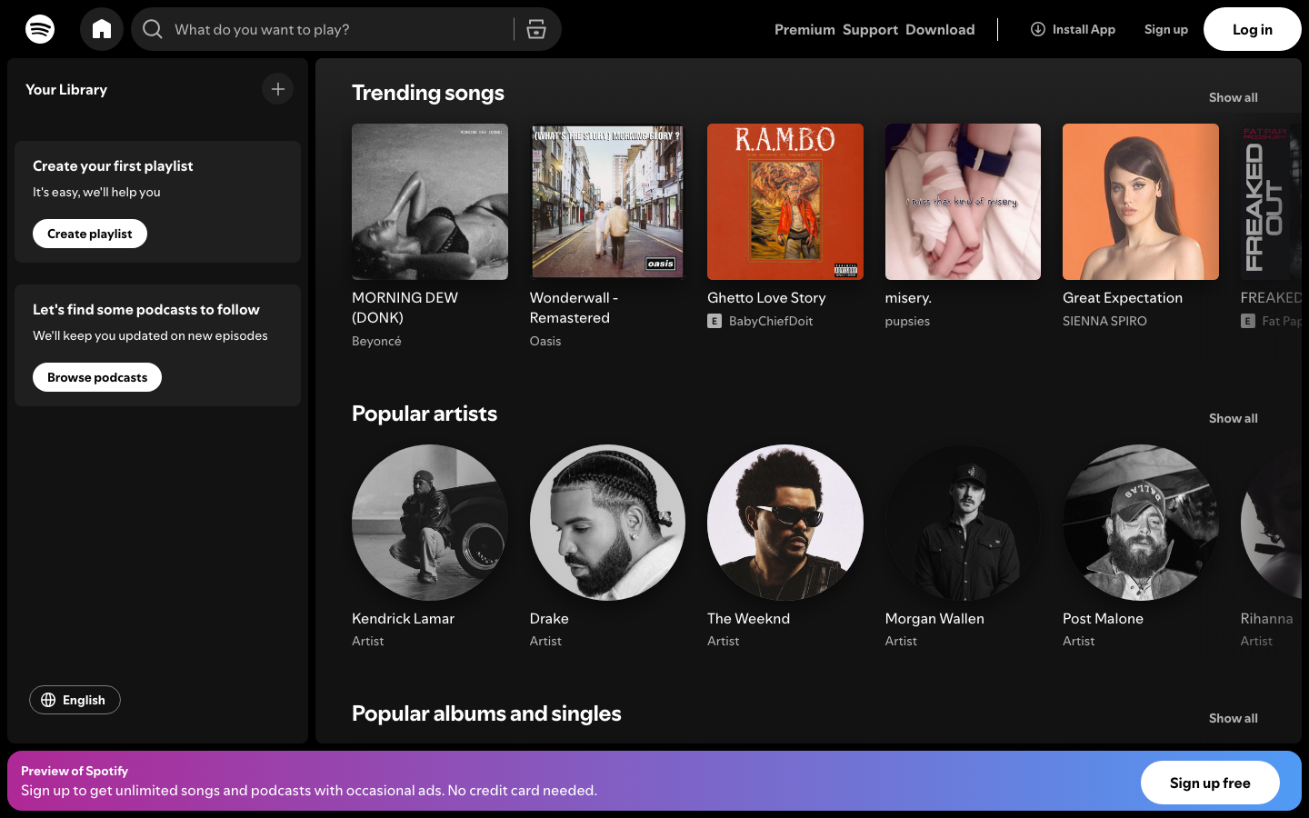 Homepage / Lander
