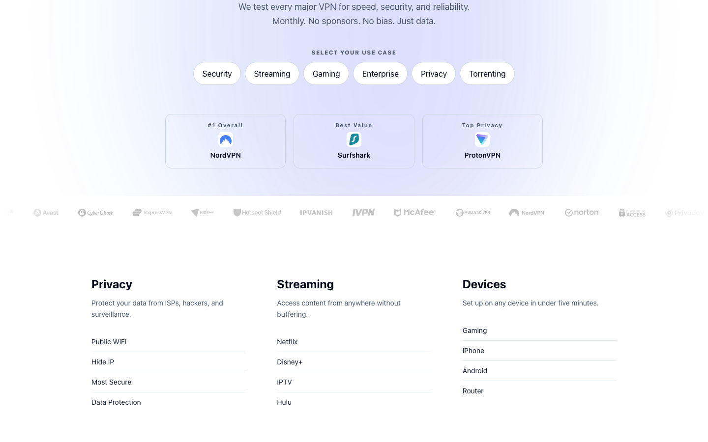 Homepage / Lander