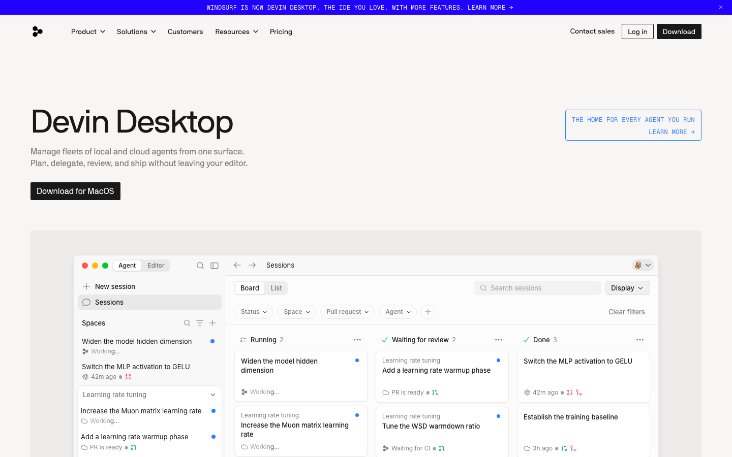 Homepage / Lander